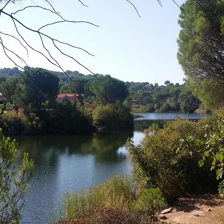 Cabana De Madera Junto Al Lago Las Jaras Cordoba Exterior photo